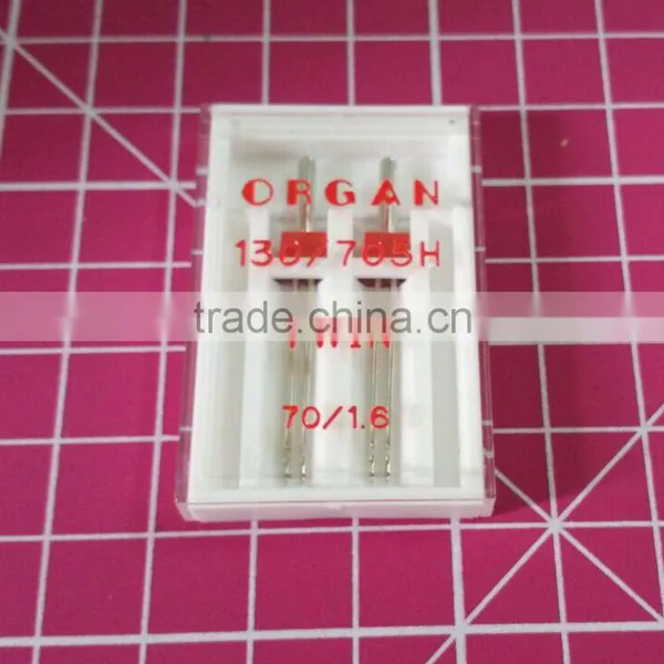Organ Needles 130/705H Twin Needle 70/1.6MM 80/2.5MM 90/3MM Domestic Sewing Machine Twin Needle photo-2
