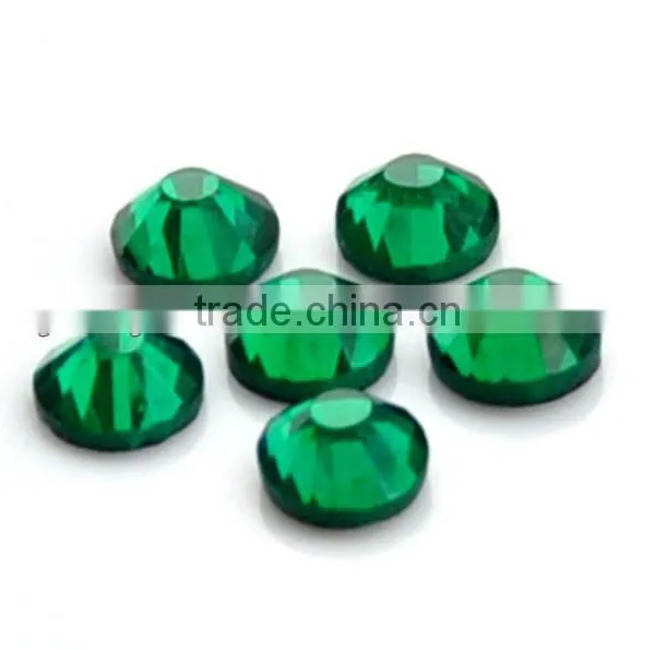 Wholesale Hot Fix Glass Crystal,Hot Fix Rhinestones Emerald& Flatback photo-5