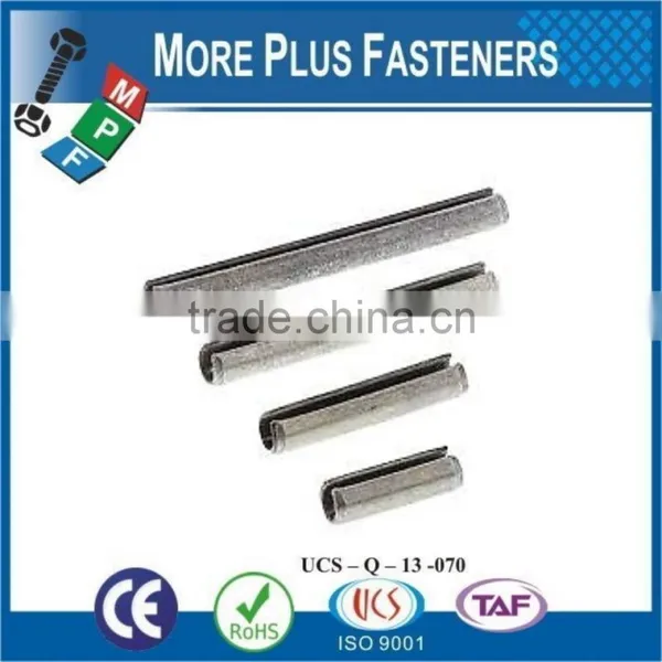 Made In Taiwan Slotted Spring Pin Stainless Steel Tension Standard Slotted Steel photo-3