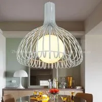 Decorative Iron Pendant Lamp 60w Indoor Lighting Made in Zhongshan Factory MS-I8086