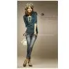 Shoulder Calico Sleeves Five Coat -JJFASHION