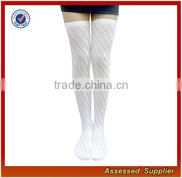 Wholesale Custom High Quality Sexy Women Thigh High Net Socks JH66 photo-2