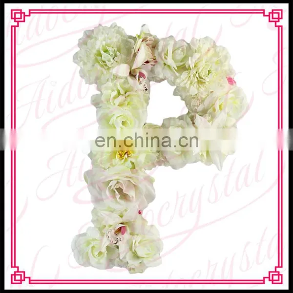 Aidocrystal Morden Home Decor Wholesalers Artificial Flowers Arts And Crafts Flower Letters photo-3