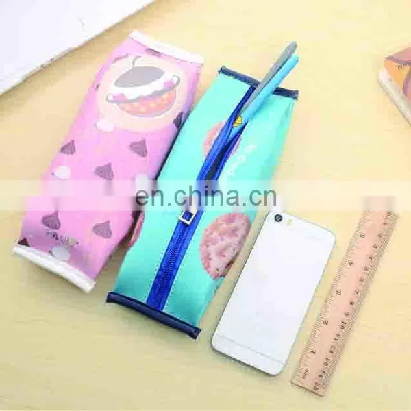 Wholesale Logo Printed Pvc Zipper Lcok Pencil Bags photo-4