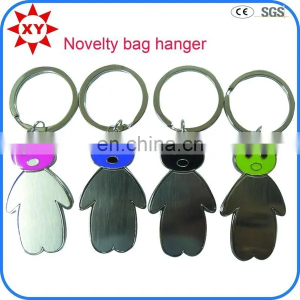 Personalized Functional Heart-shaped Jewerly Bag Hanger With Purple Rhinestone photo-6