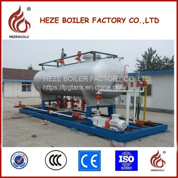 Mobile Skid-mounted LPG Filling Station With 20m3 Lpg Tank photo-4
