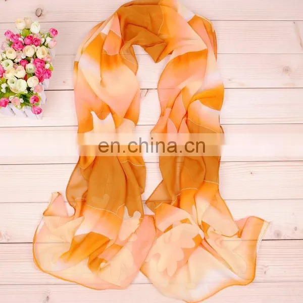 Custom Big Size Cheap Printing Cheap Chiffon Scarves photo-3