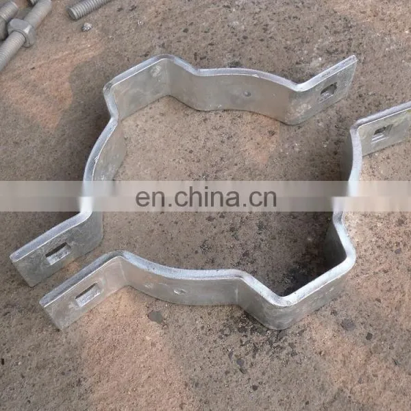 Galvanized Brace Bands Square Pipe Clamps,high Strength Pipe Clamp photo-3