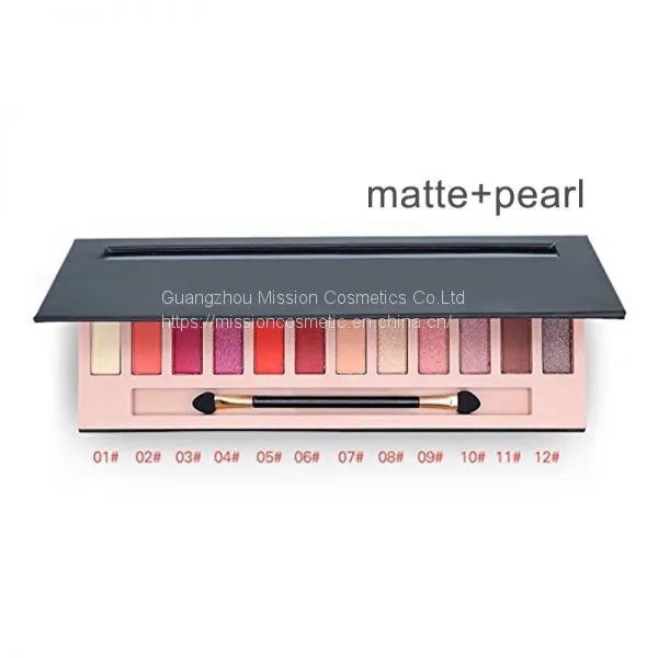 12 Colour Eye Shadow With Single Brush Pen Mirror photo-3