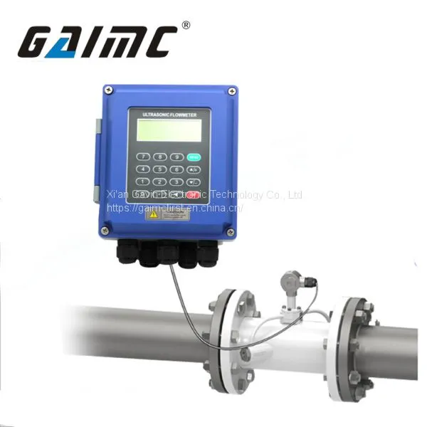 GUF120A-W China Wall Mounted Clamp on Pipe Ultrasonic Water Flow Meter Price photo-4
