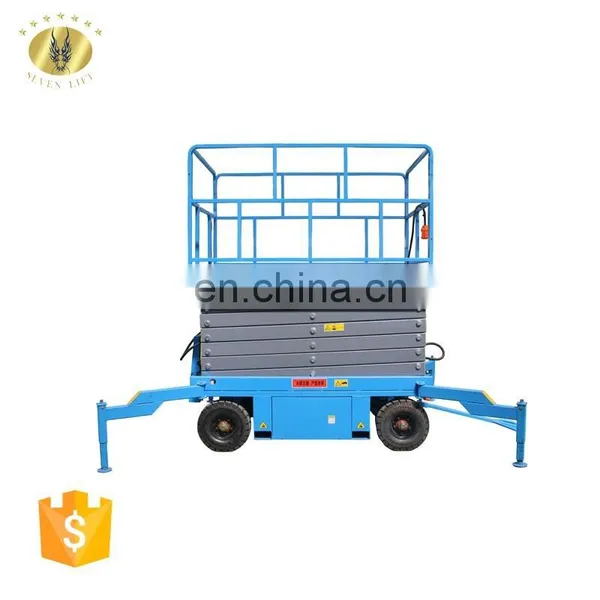 7LSJY Shandong SevenLift Mobile Hydraulic Small Scissor Lift Scaffolding for Painting photo-2