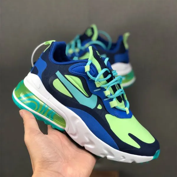 Nike Air Max 270 React For Men in Blue Nike Shoes for Men 2019 photo-2