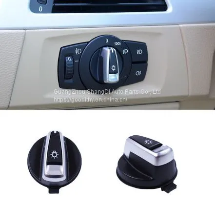 Headlight Lamp Switch Knob Button Cap For BMW 1 3 Series E90 E91 X1 E84 E82 E88 318 320 325 330 335
