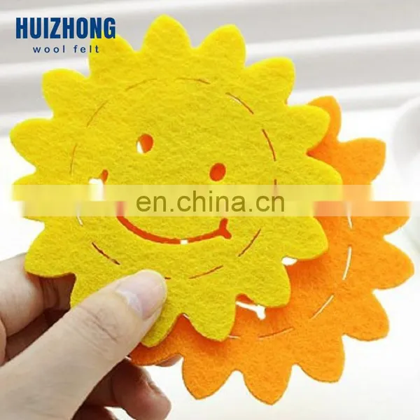 OEM Factory Handmade Wool ECO Felt Cup Coaster photo-2