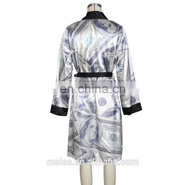 Hot Hot Women Sleepwear Casual Pajamas Long Sleeve Onesie Money Pattern Jumpsuit Girls' Sleepwear Womens Silk Pajamas photo-4