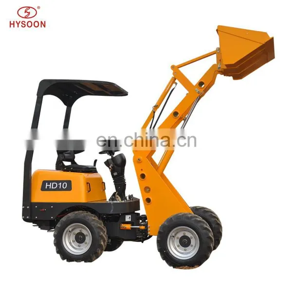 CE Certificated Hysoon HD10L High Performance 1t Mini Front End Loader photo-2