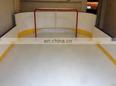 PE Material Synthetic Ice Rinks Hockey Boards Ice Rink Barrier / Indoor Soccer Walls for Sale photo-5