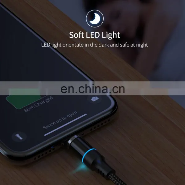 Popular 3A Fast Charging Cable for Iphone 11 Data Cable Android Type-C 3 In 1 Magnetic Fast Charging Charger Line Magnetic Cable photo-4
