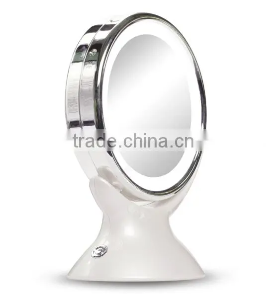 Battery Supply Lighted Desktop Makeup Mirrors photo-2