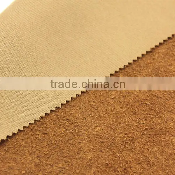 Good Color Fastness Polyurethane pu Synthetic Leather Backing Fabric for Leather photo-6
