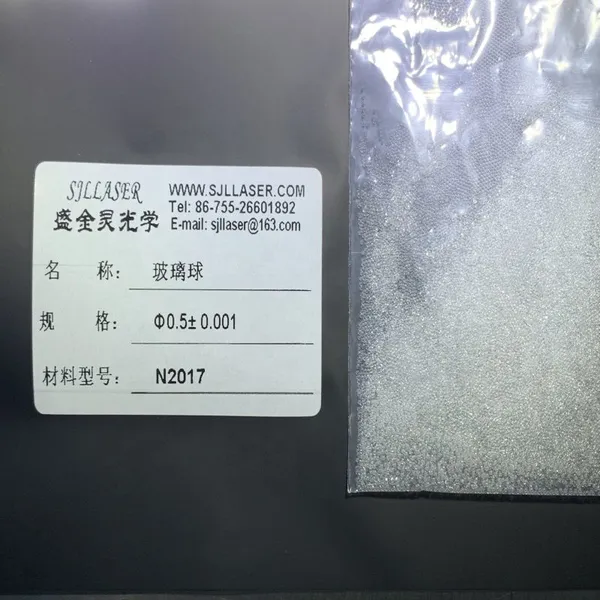 MOQ 200pcs High Precision 0.5mm +/-0.001mm N2017 Optical Glass Ball Lens for Optical Instruments photo-3