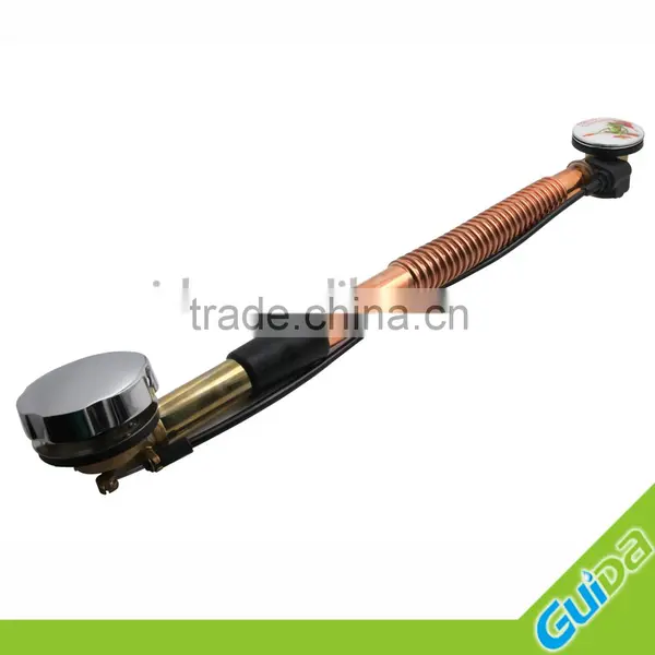 Modern Chrome Pop Up Overflow Bath Plug Waste photo-2