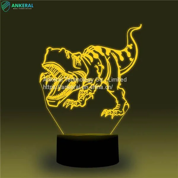Creative Dinosaur 3D Light APP Control 3D Lamps photo-4