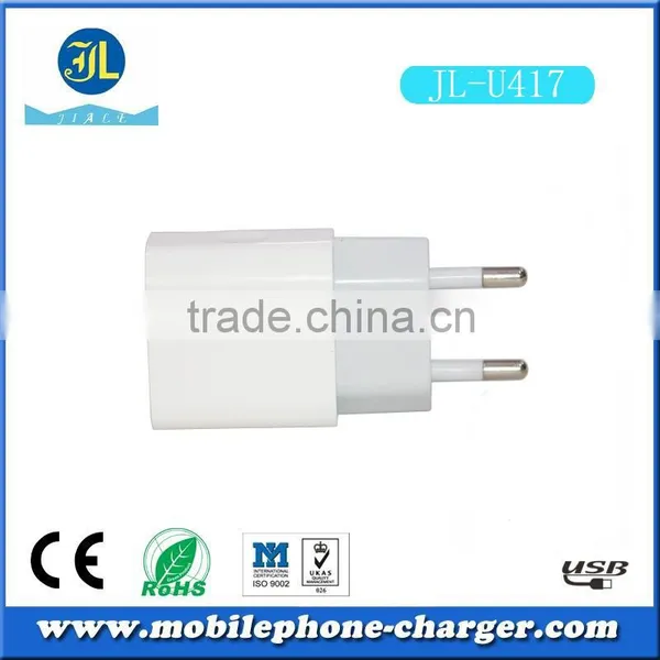 High Power 2 Port Usb Travel Charger 5V 1A EU/US Plug USB Wall AC Power Adapter photo-5
