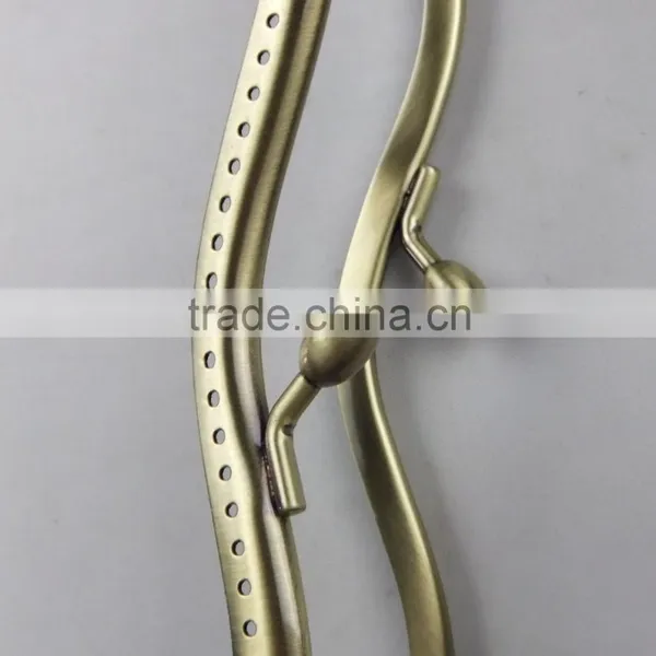 Pretty Little Cheap Antique Brass Metal Clutch Frame photo-4