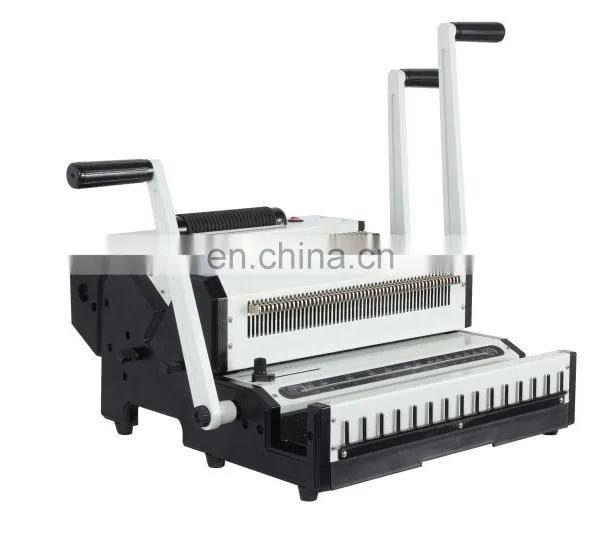 Heavy Duty Hard Book Multifunctional Punching Binding Machine With Wire and Comb WW2500A photo-2