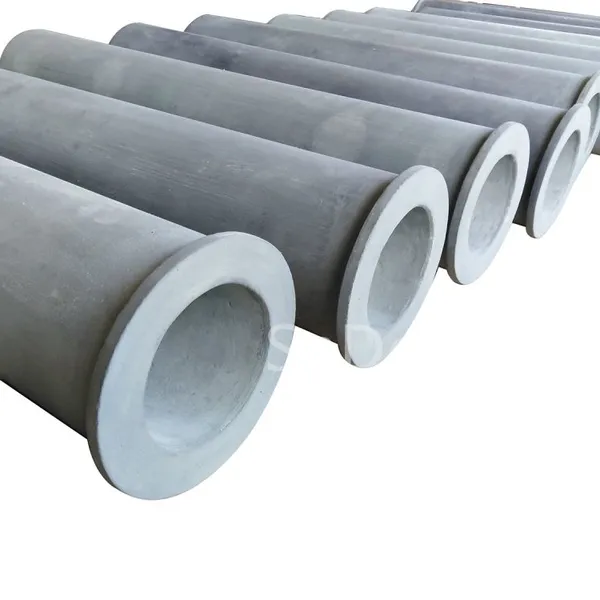 NSiC Heater Protection Tubes, Nitride Bonded Silicon Carbide Ceramic Tubes, Advanced NSiC Radiant Tubes