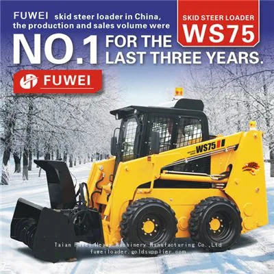 Hot China Mini Tires Wheel Skid Steer Loader Snow Blades 50hp Kubota Diesel Engine Log Grapple Backhoe Mulcher Saw Attachment