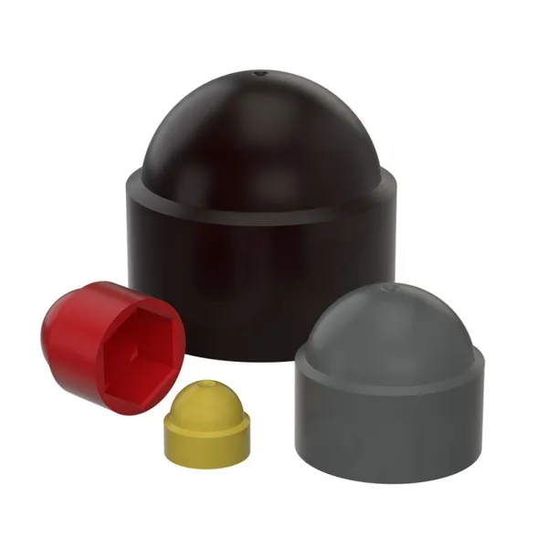 1/4 5/16 3/8 7/16 1/2 9/16 5/8 3/4 7/8 1 Plastic Cap Hex Bolt Screw Nut Acorn Domed Plastic End Cap