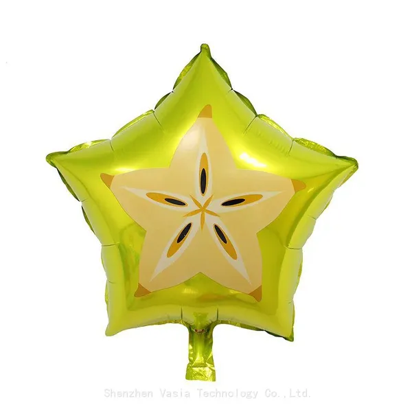 Wholesale 18-inch Fruit-shaped Aluminum Foil Balloons Watermelon Strawberry Orange for Birthday Summer Party Decor photo-2
