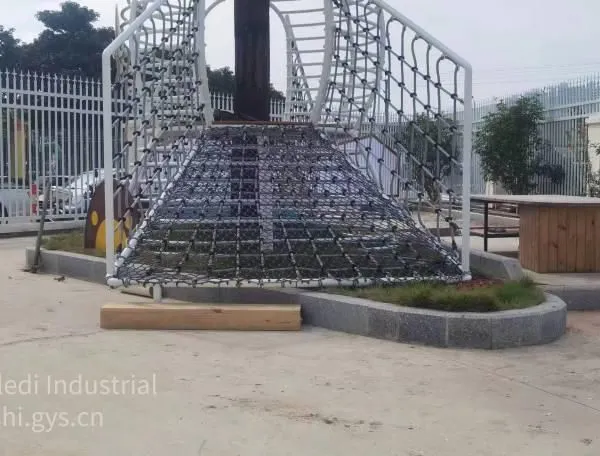 Custom-made Climbing Nets and Climbing Frame Combinations for Outdoor Kindergartens, Amusement Facilities for Communities and Parks, Manufacturer photo-3