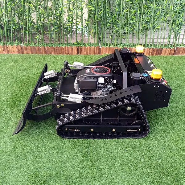 Vigorun Industrial Single Cylinder CE EPA Euro 5 452cc Gasoline Engine Wireless Radio Control Lawn Mower With Snow Shovel photo-3
