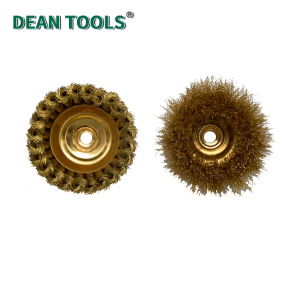 Non-Sparking Knot Wire Cup Brush,Knot Wire Design,Strong Brushing Force,Rust Removal Capability