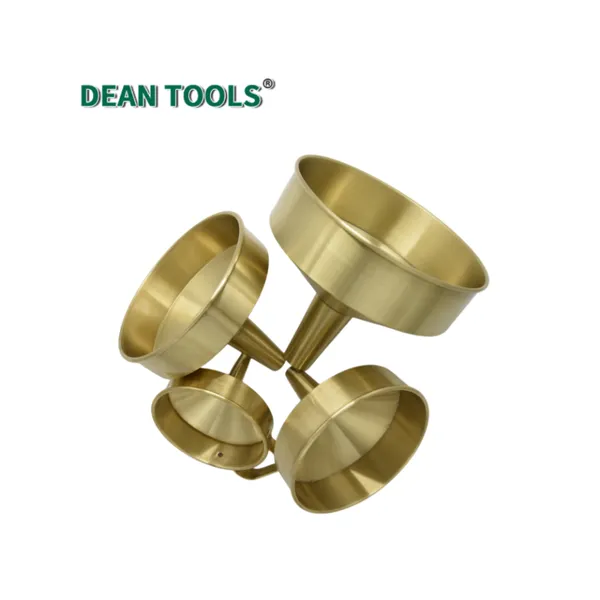 Non Sparking Oil Funnel,Safe Oil Filling Tool,Controlled Pouring Design,Anti-Spill Design photo-2