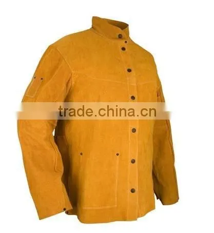 Welding Clothing / Working Leather Jackets / Cow Split Leather Welding Jackets