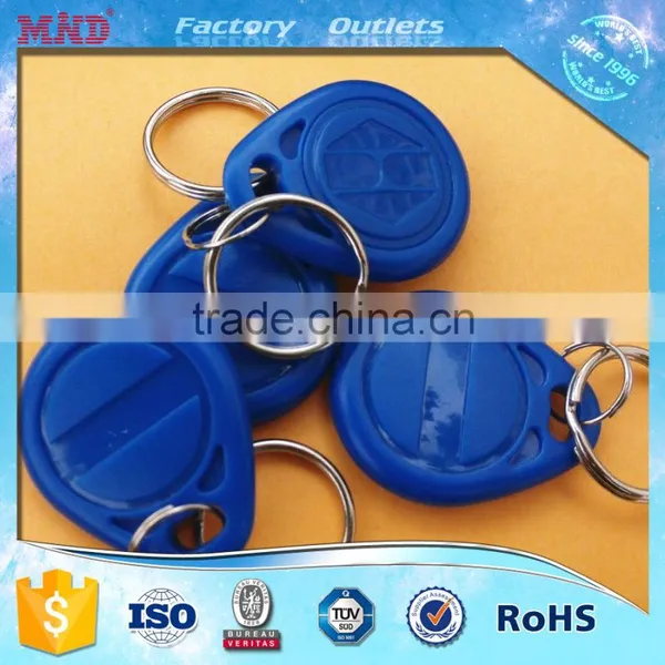 MDK13 FM11R08 Chip HF 13.56Mhz Rfid Keyfob Smart Key Tag Chain With Logo Number Printing photo-6