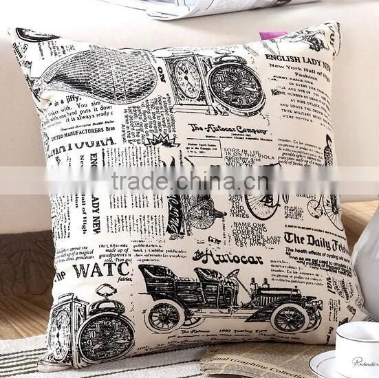 American Style 100% Cotton Thicken Canvas Cushions photo-4