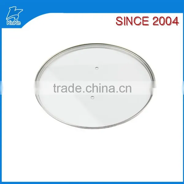 Round Glass Lid for Pot With Steam Hole photo-2