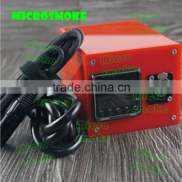 Innovative Products With Hot Red Acrylic Shell Colorful Electronic Nail Dab With Adjustable Coil Heater photo-2