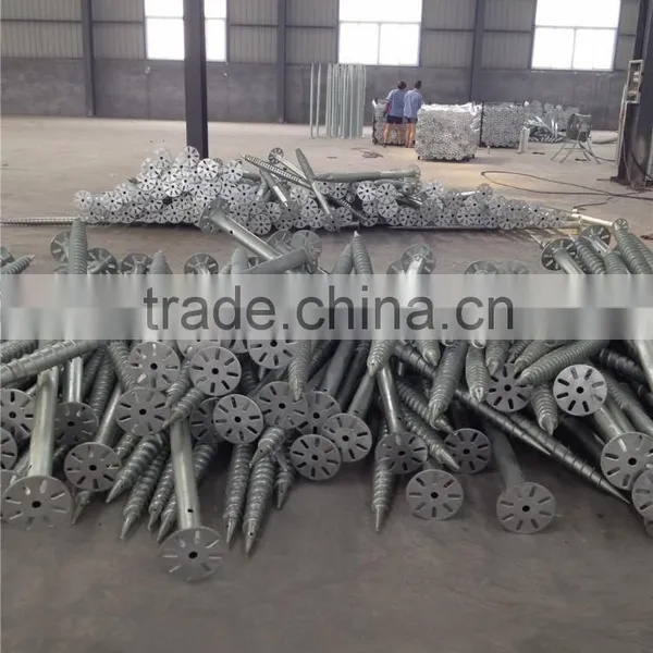 Solar Panel Hot Dipped Galcanized Ground Screw Anchor photo-3