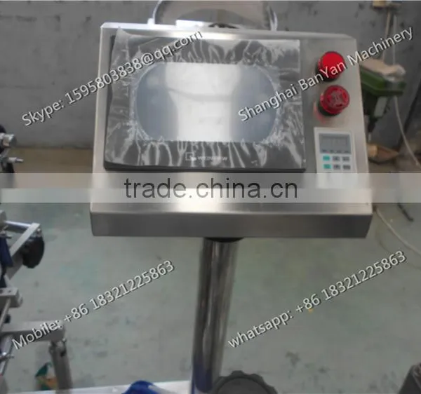 6 Shanghai Manufacturer High Efficiency Glass/ Plastic Round Bottle Labeling Machine photo-5
