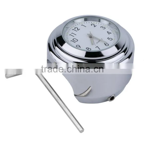 22mm Waterproof Hand Bar Watch Universal Motorcycle Moto Handlebar Mount Dial Top Mount Clock For Motorcycle Bicycle Cruiser photo-4