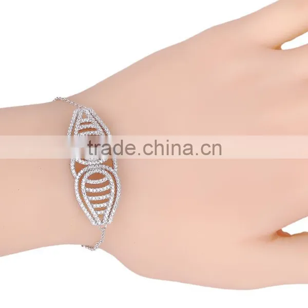 CYW Hot Selling Micropave Setting Silver Linellae Ss925 Bracelet in Spanish photo-2