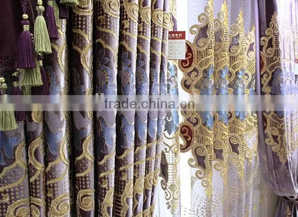 Purple Romantic Bedroom Curtains photo-5