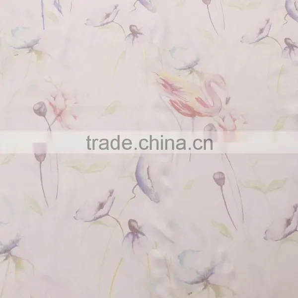 Fashion Design Fabric Printed by Woven Poplin Cotton Fabric for Wedding Dress photo-3