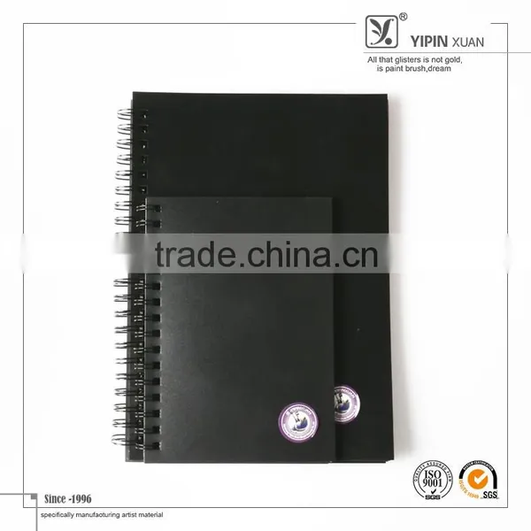 High Quality Art Paper Black Sketch Book For Students